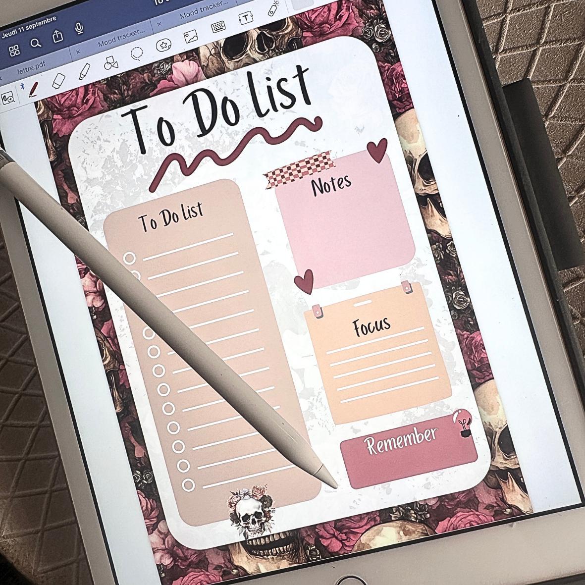 Digital - To Do List - Crâne