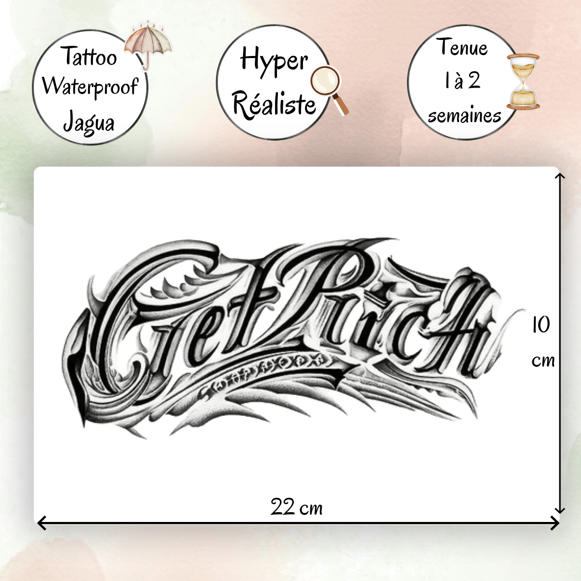 Tatouage Semi-Permanent au Jagua - Très grand1