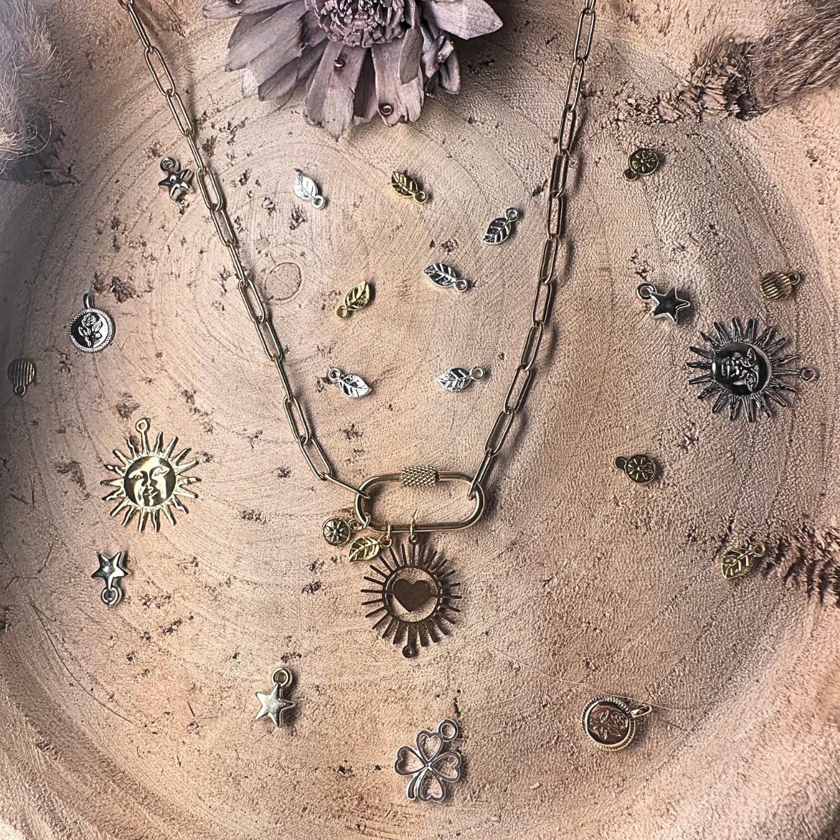 Collier Personnalisable Acier (Fermoir à l'avant)