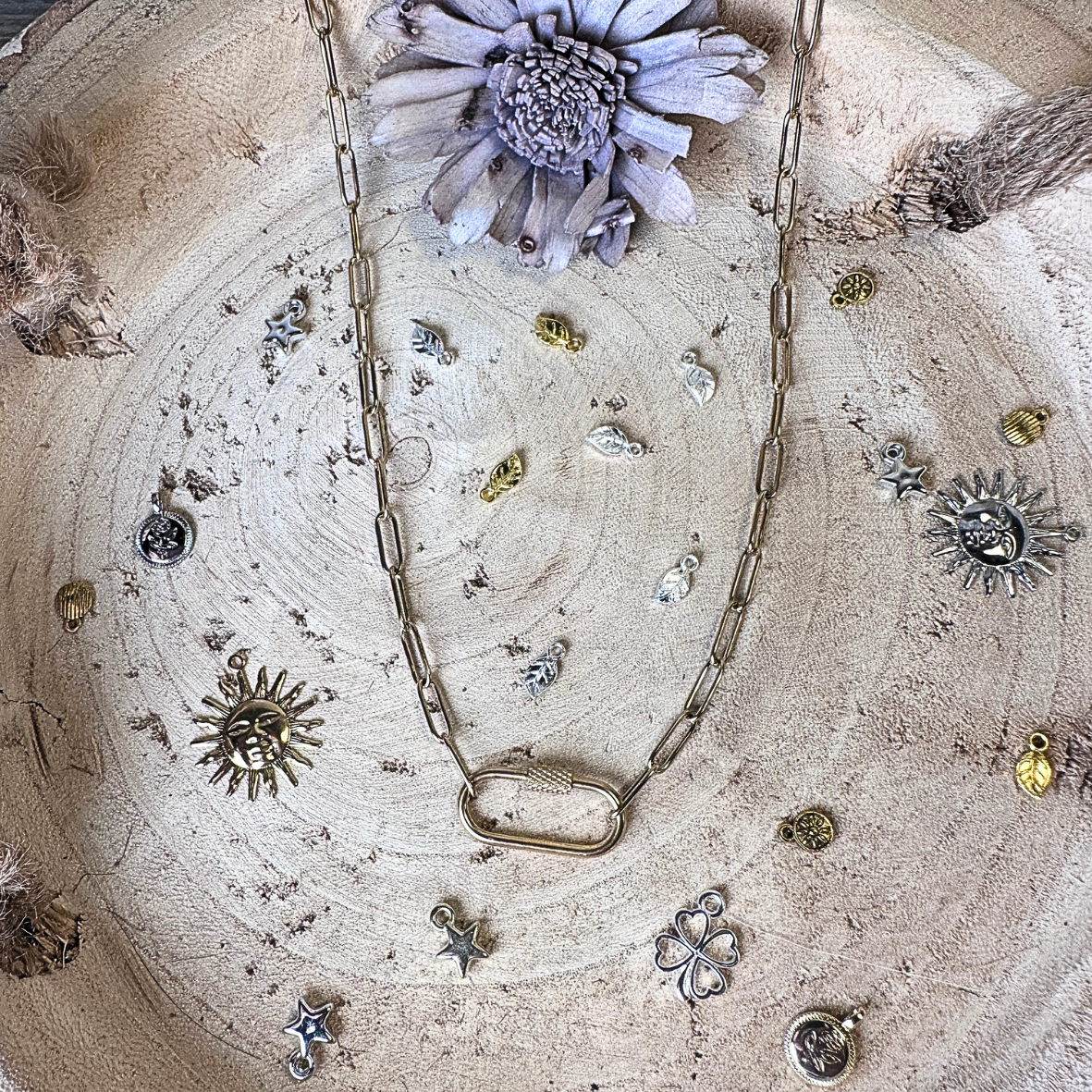 Collier Personnalisable Acier (Fermoir à l'avant)