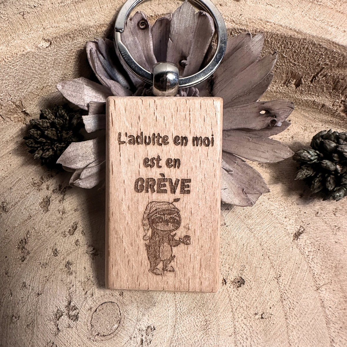 Porte-Clés - Adulte en grève