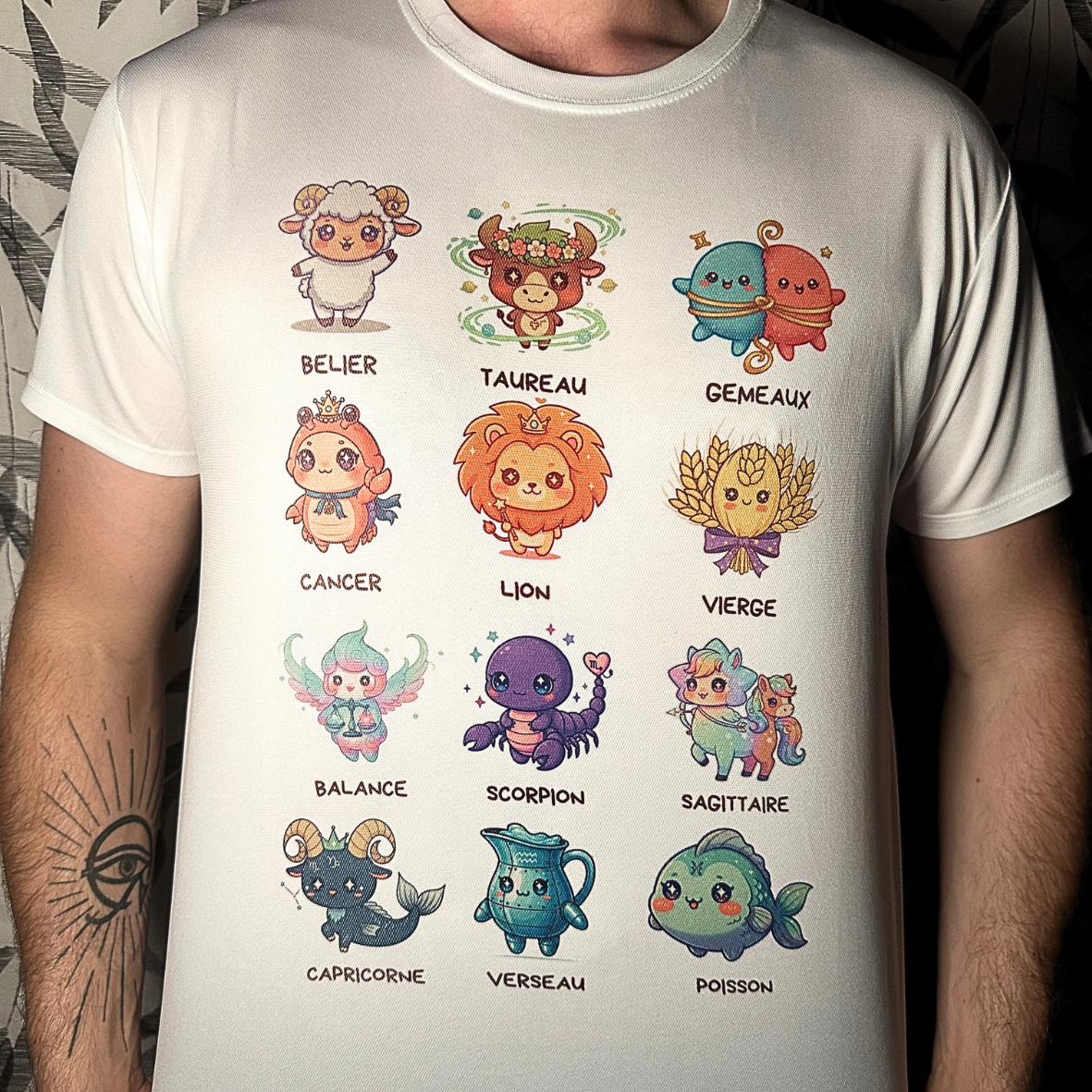 T-shirt Unisexe - Signes astro