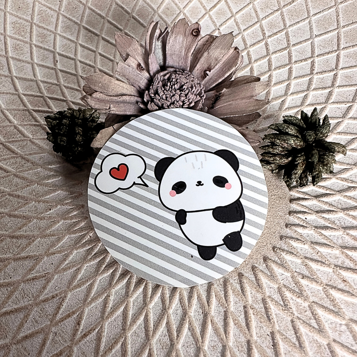 Stickers rayures - Panda