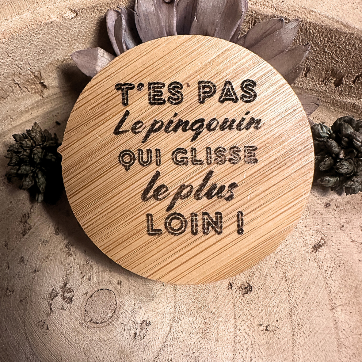 Décapsuleur - "T'es pas.." - Pingouin