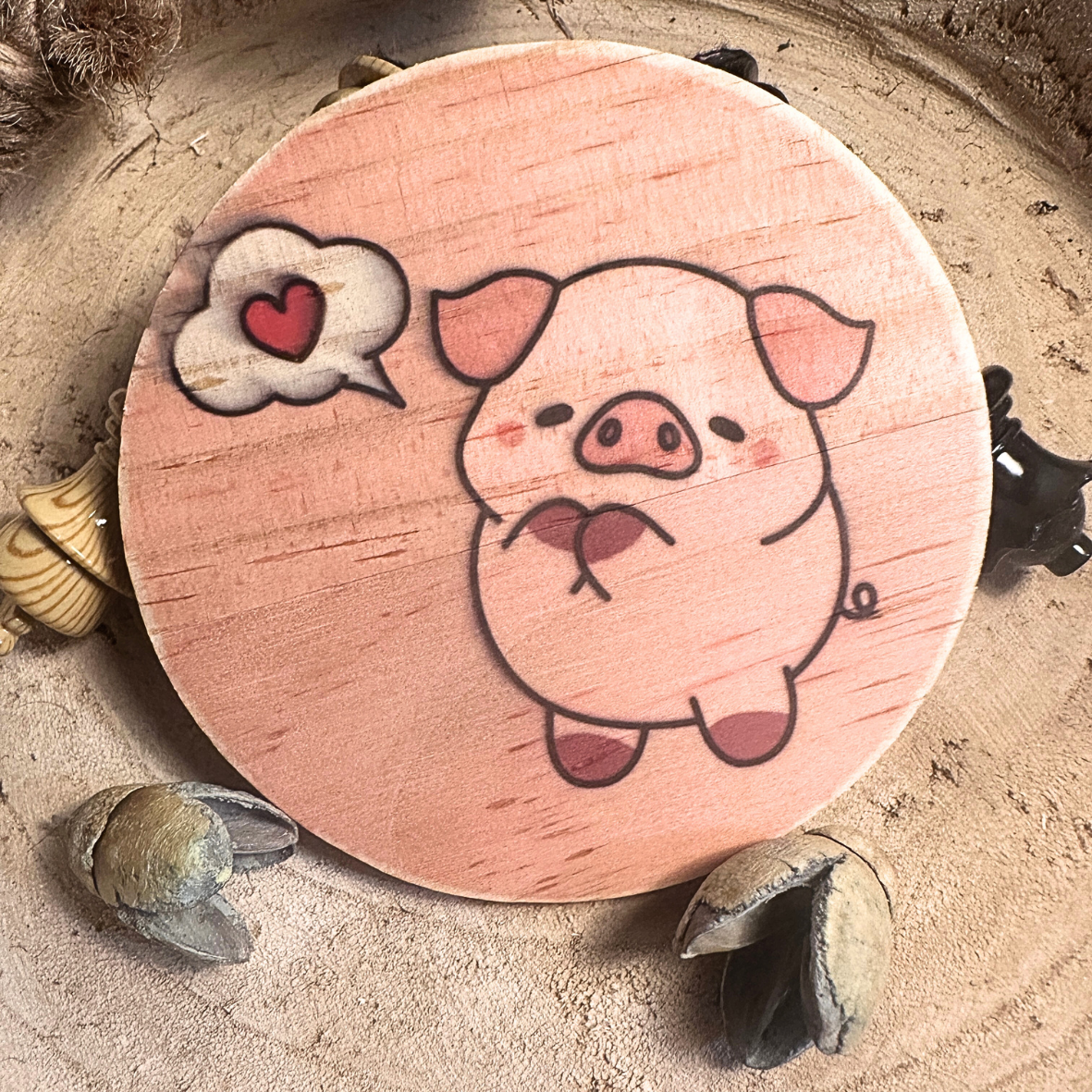 Dessous de Verre - Cochon
