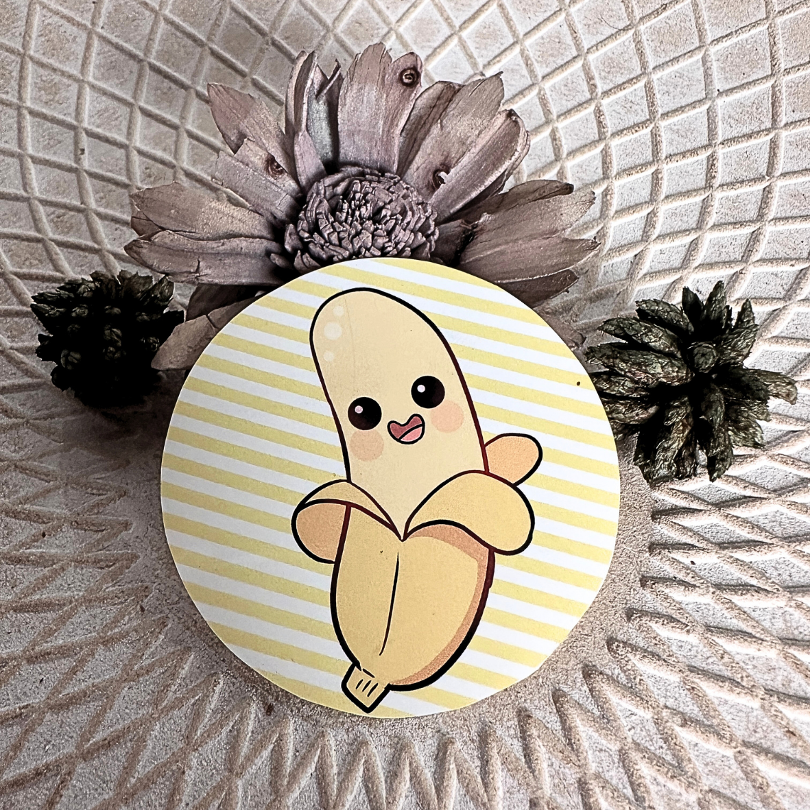 Stickers rayures - Banane
