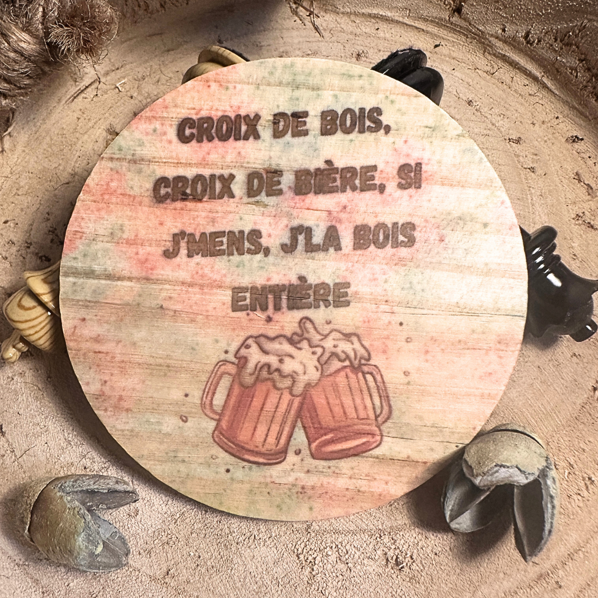 Lot de 3 Dessous de Verre - Collection Alcool