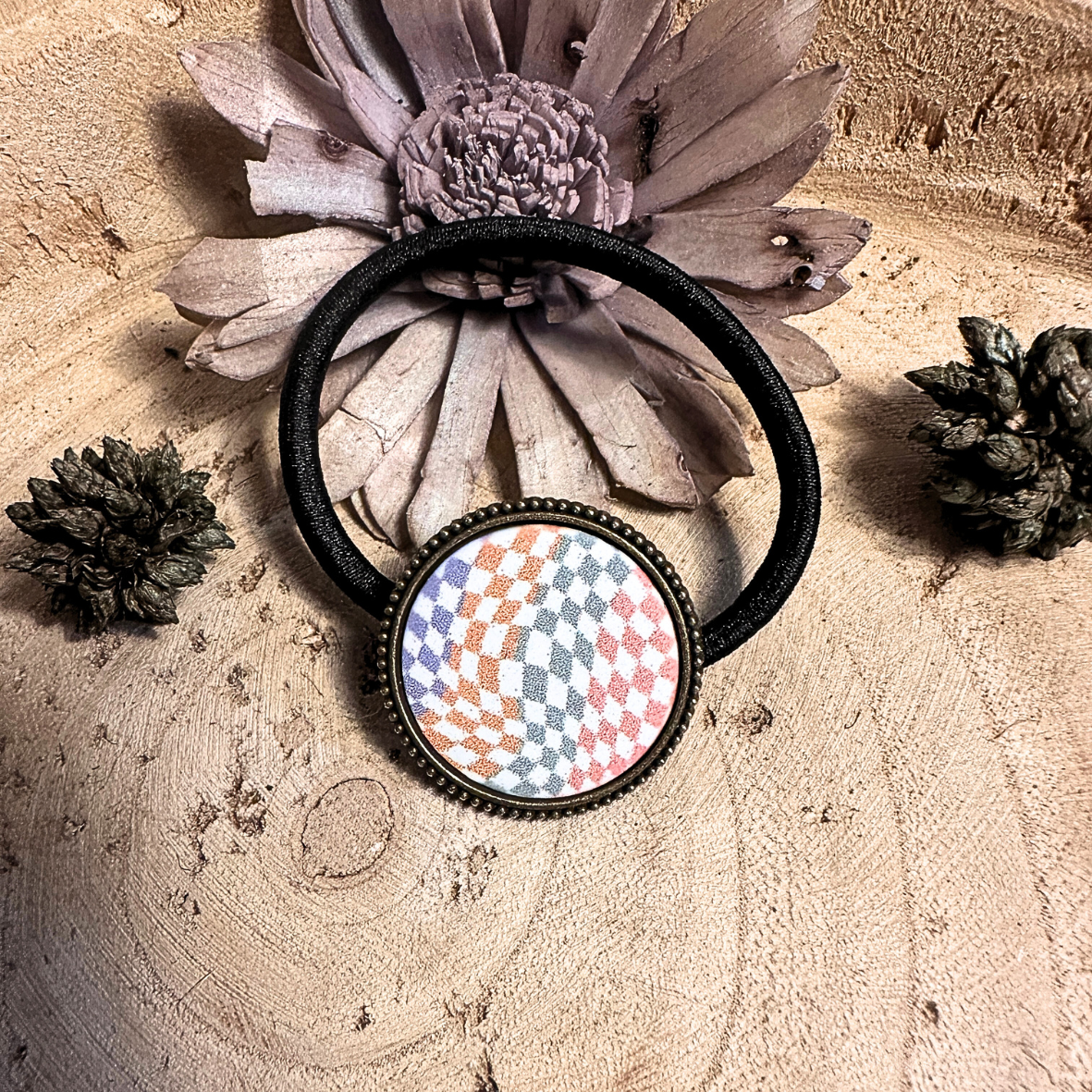 Bijou de cheveux - Damier