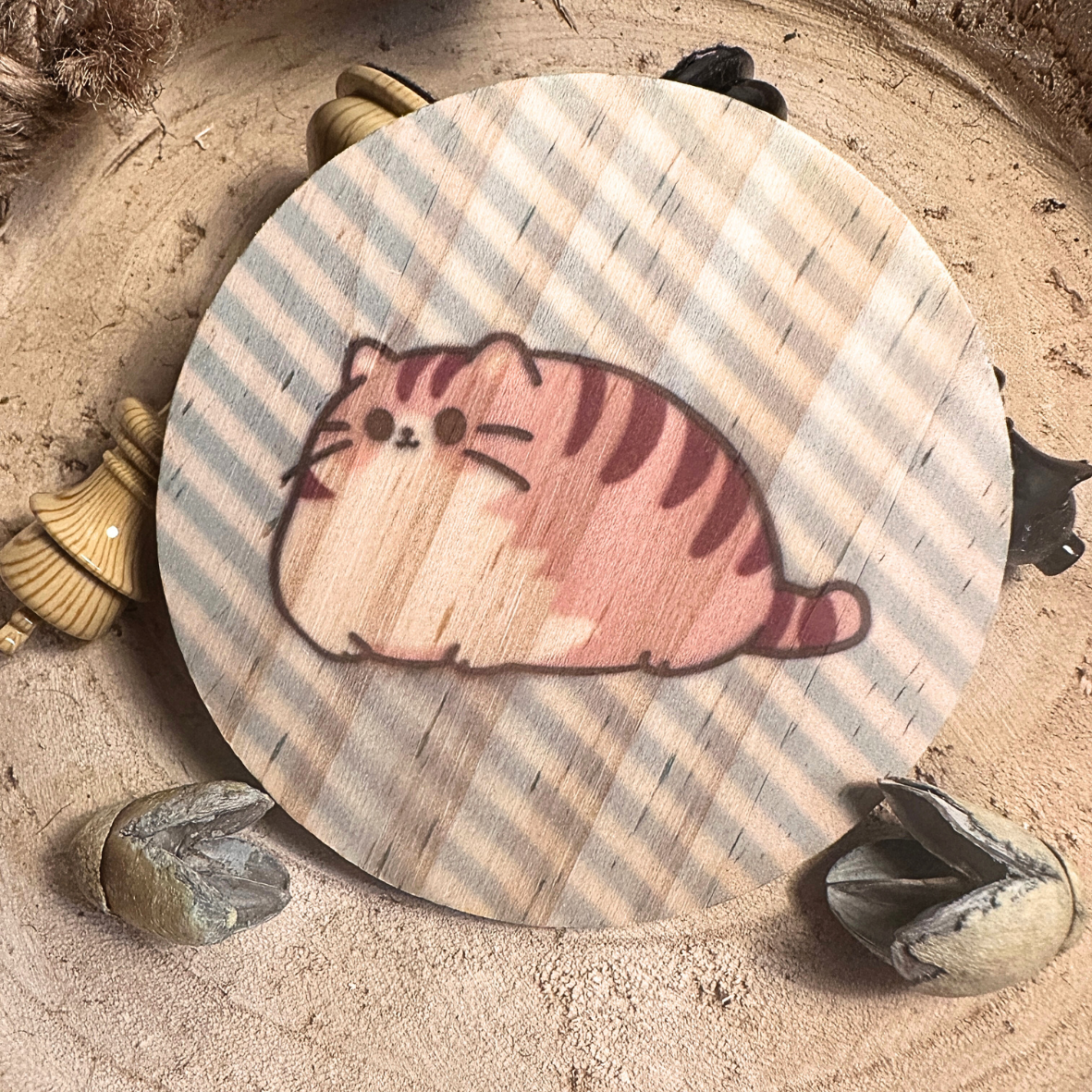 Dessous de Verre - Gros Chat