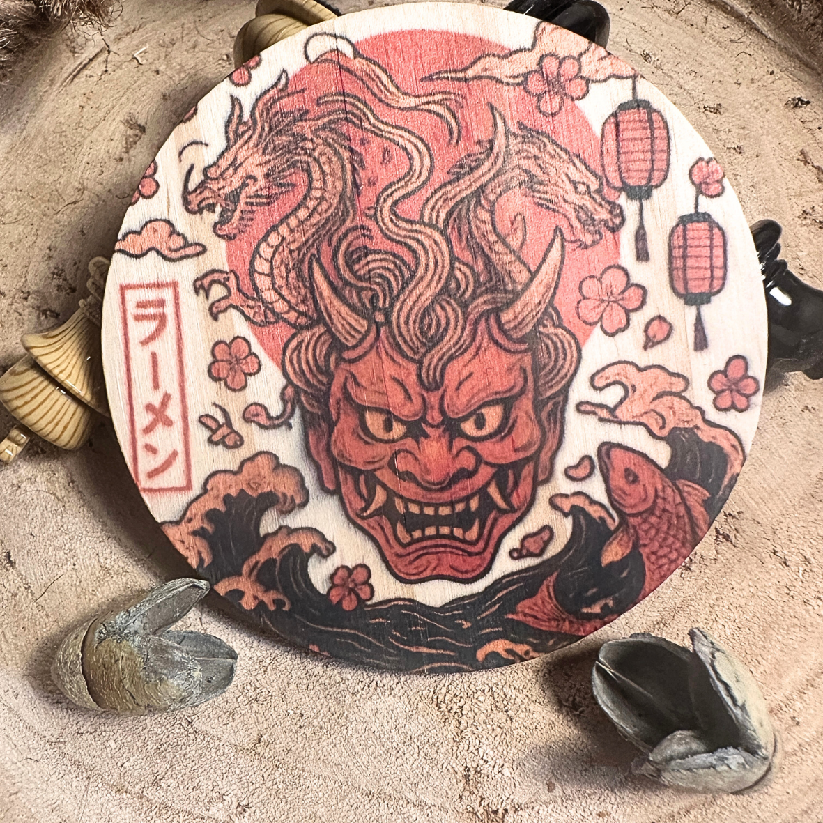 Lot de 3 Dessous de Verre - Collection Japon