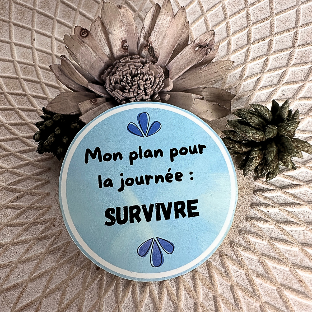 Stickers message - Survivre