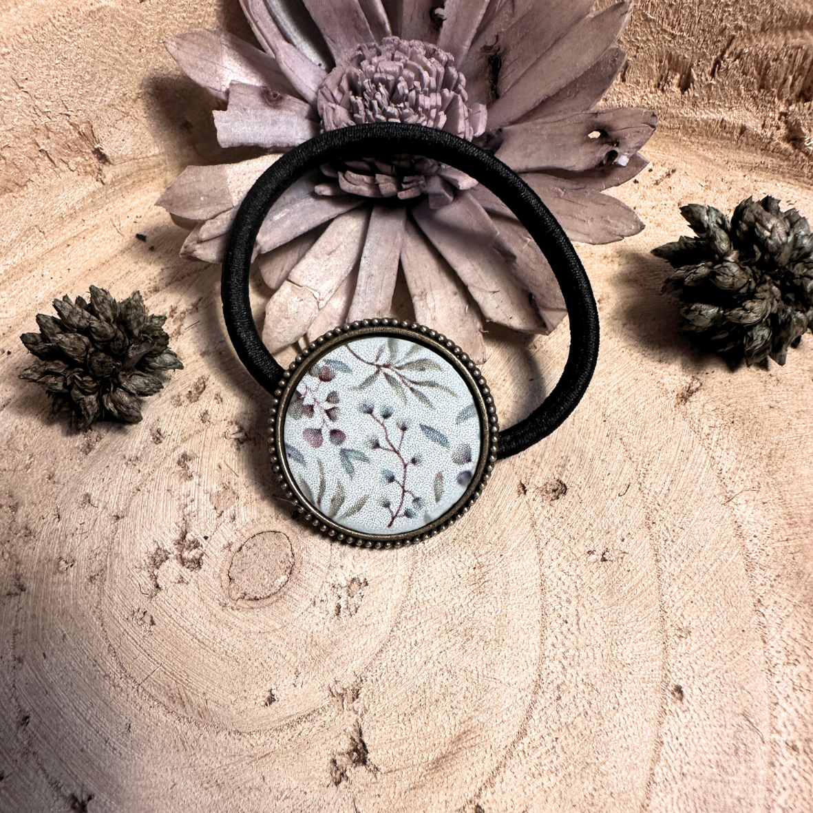Bijou de cheveux - Feuilles vert