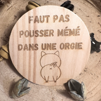 Lot de 3 Dessous de Verre - Collection Cochon