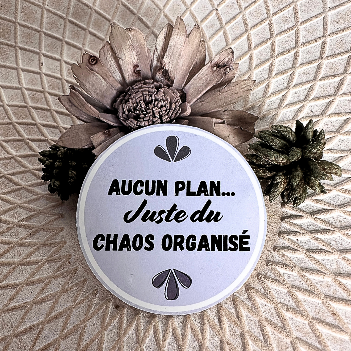 Stickers message - Chaos organisé