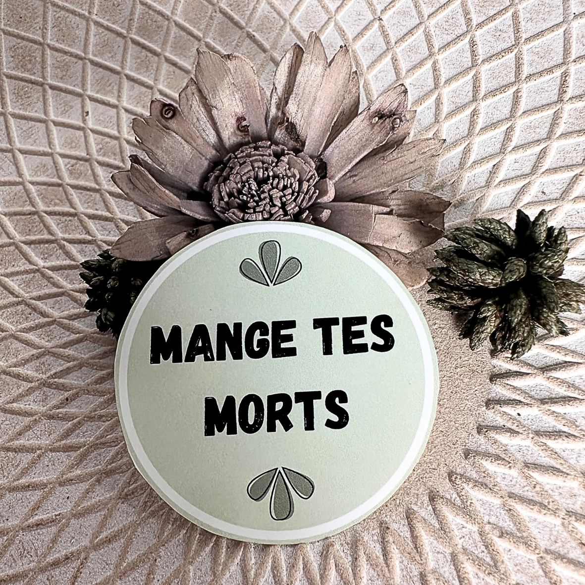 Stickers message - Mange tes morts