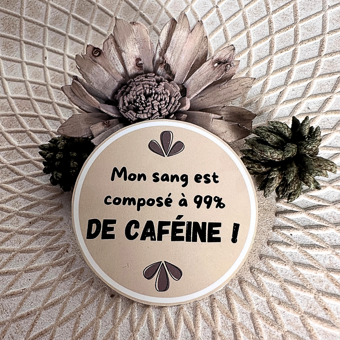Stickers message - Caféine