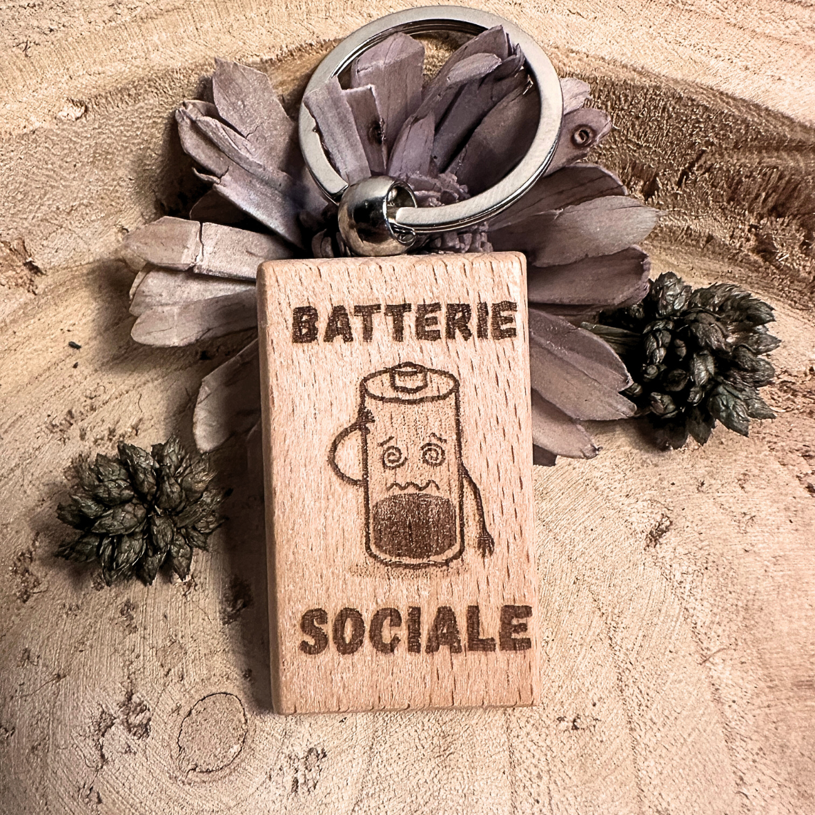 Porte-Clés - Batterie Sociale