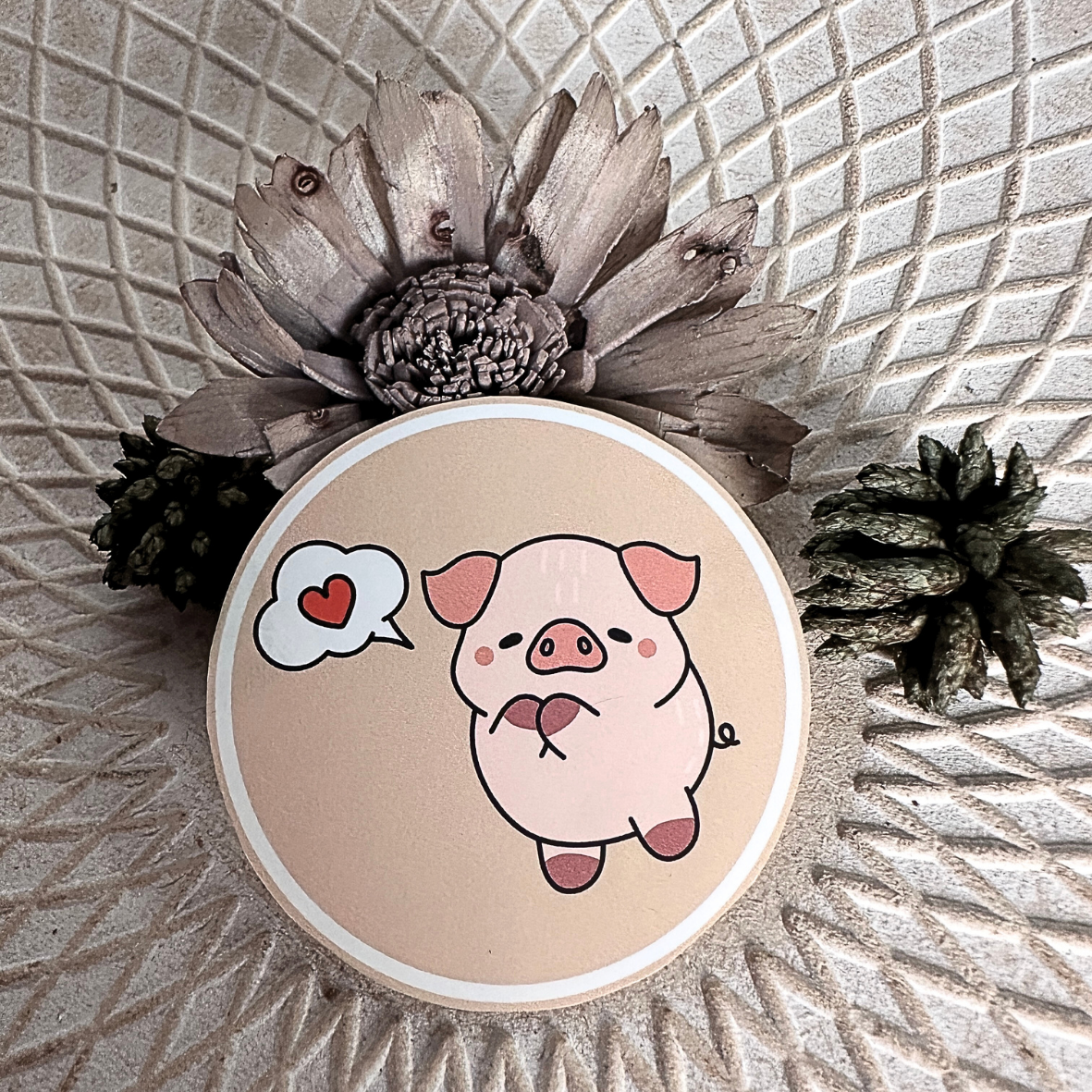 Stickers Couleur - Cochon
