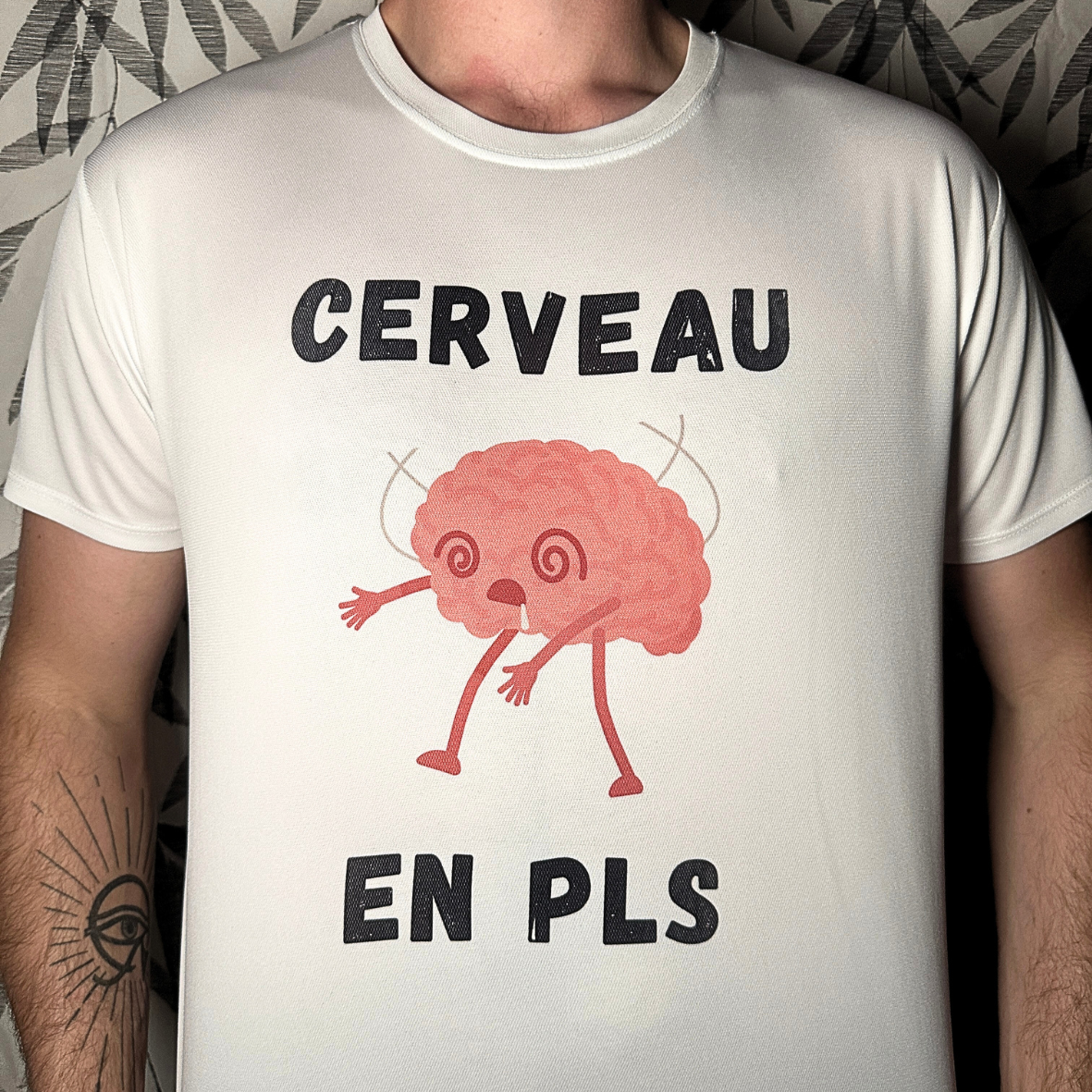 T-shirt Unisexe - Cerveau PLS