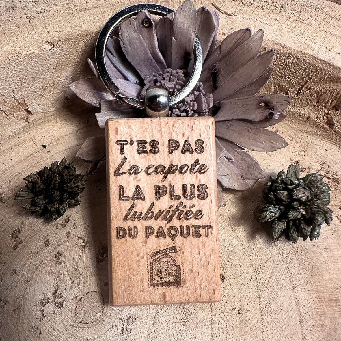 Porte-Clés - "T'es pas.." - Capote