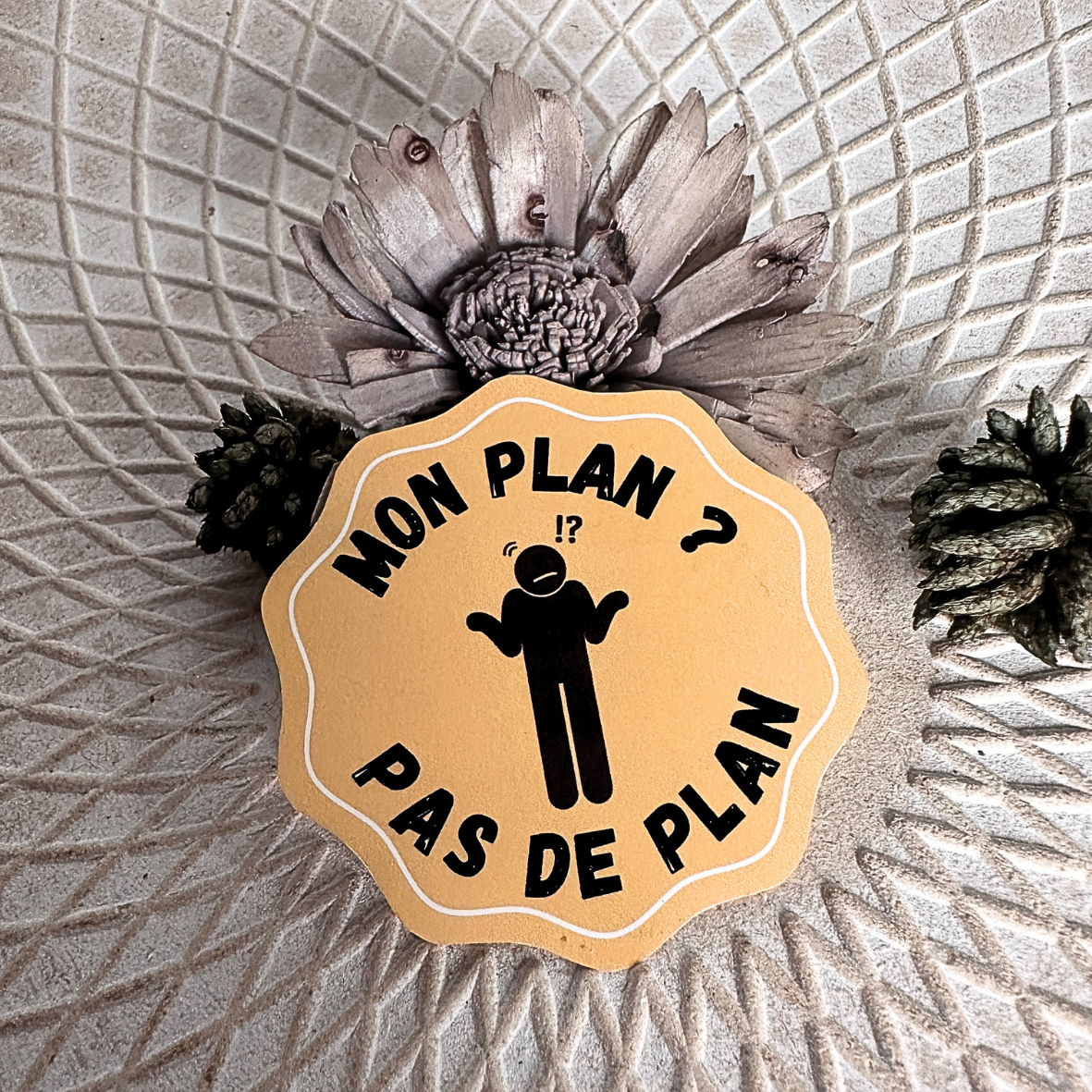 Stickers Humour - Plan