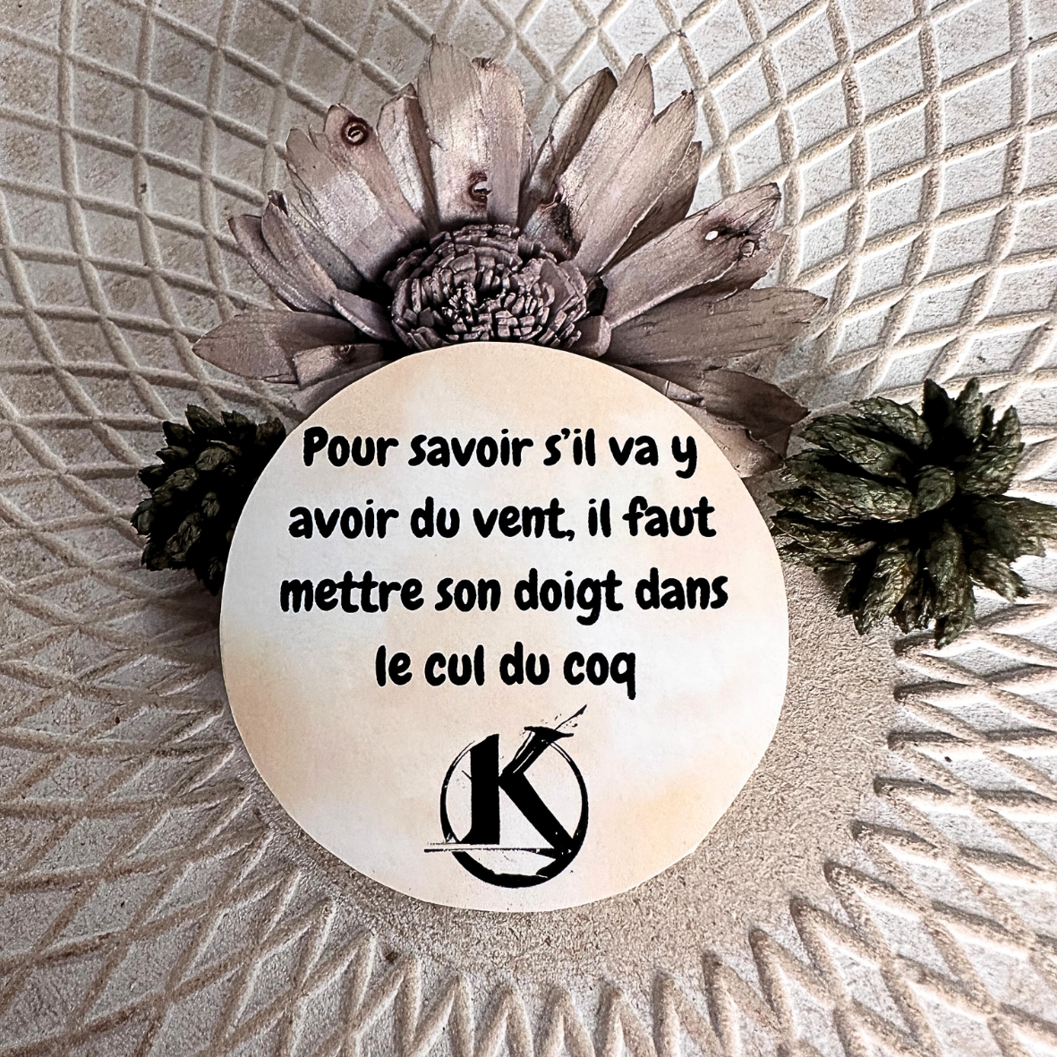 Stickers Kaamelott - Cul du coq