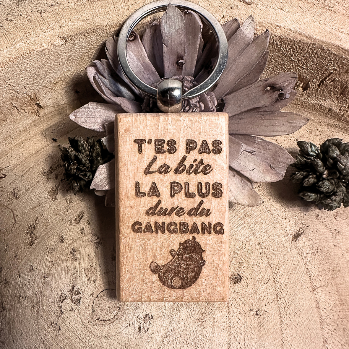 Porte-Clés - "T'es pas.." - Bite