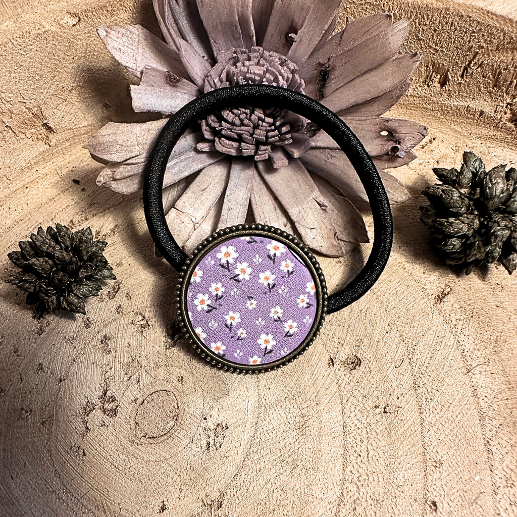 Bijou de cheveux - Fleurs violet