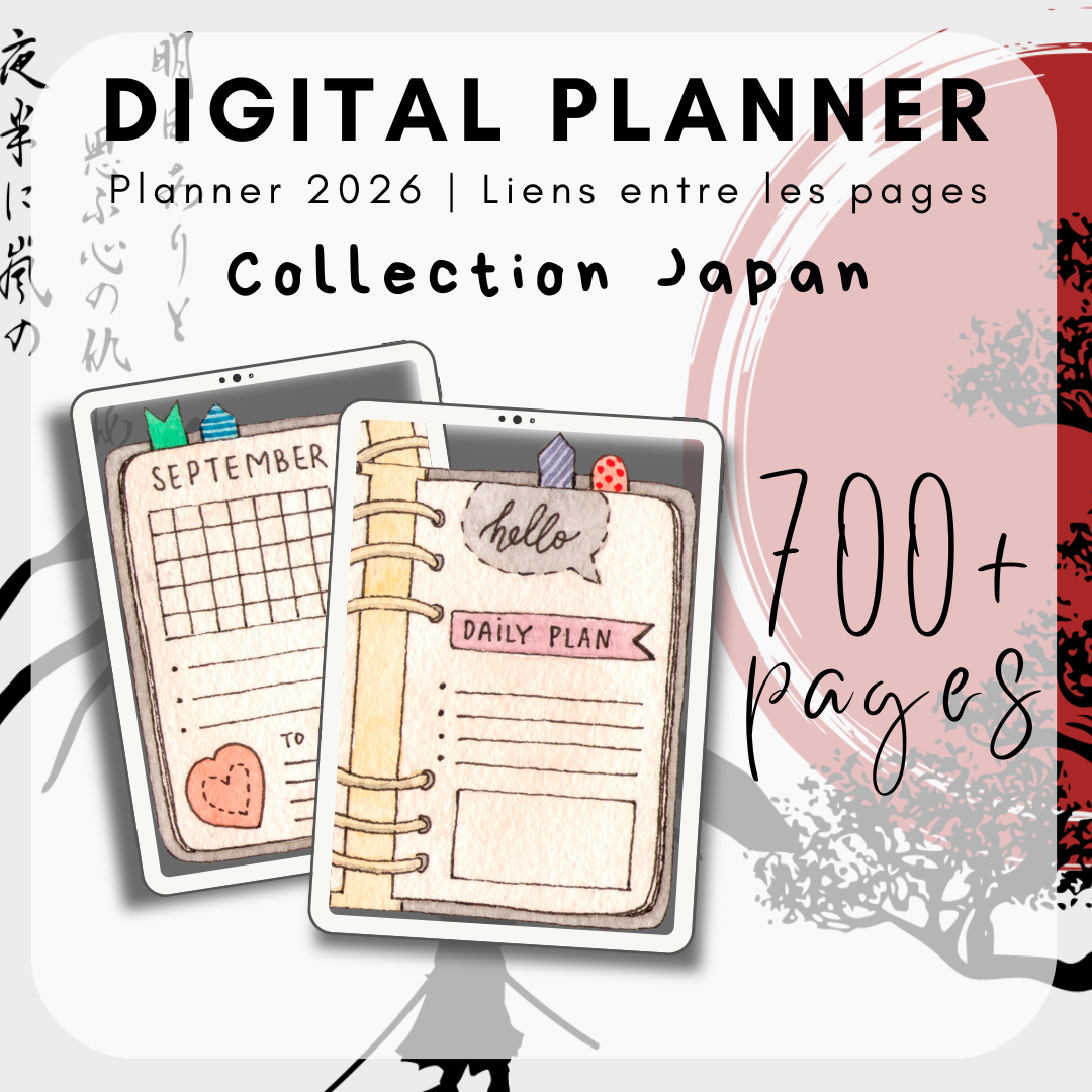 Digital planner - Collection Japan