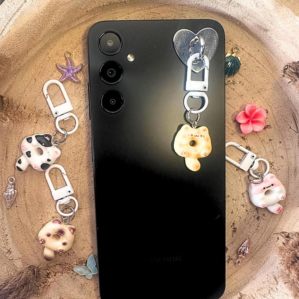 Bijoux de téléphone - Collection Chat Donuts