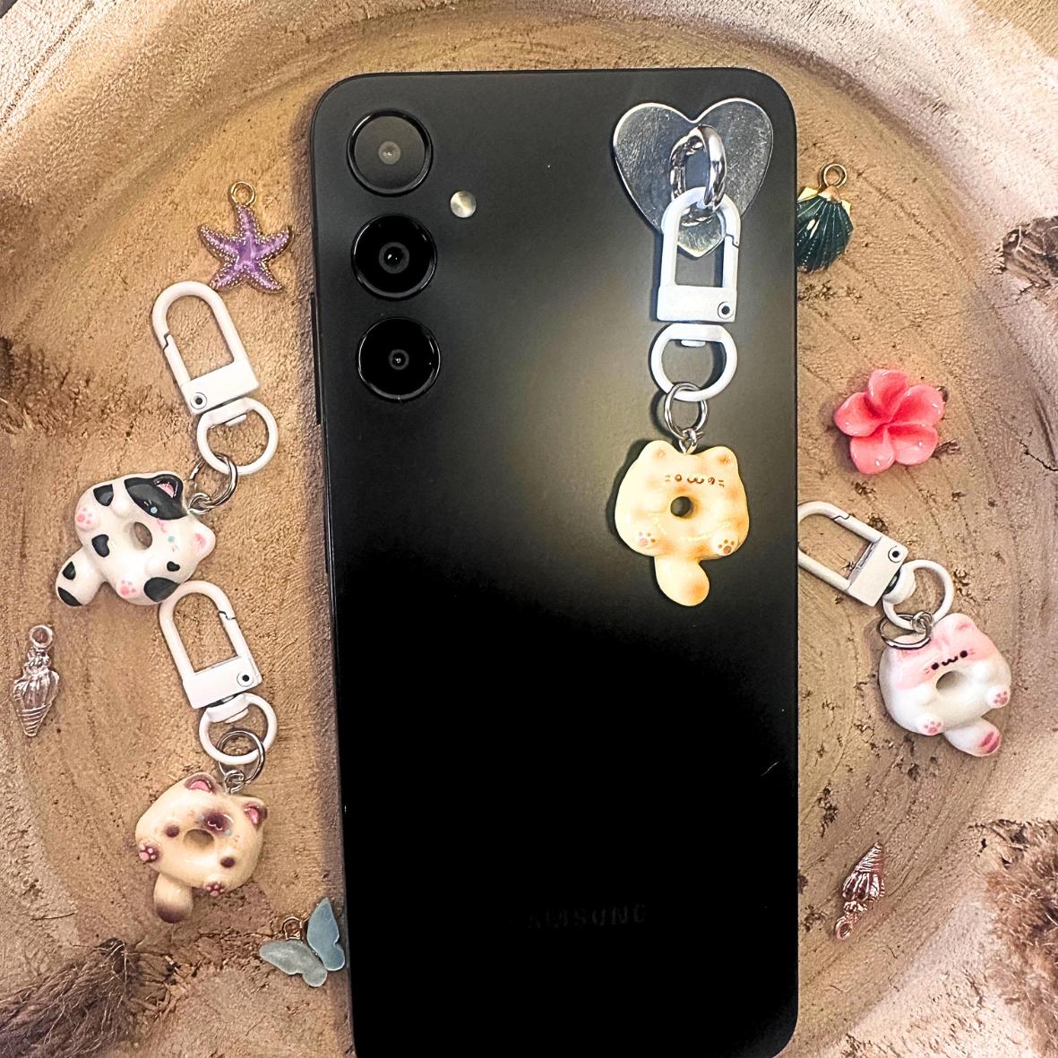 Bijoux de téléphone - Collection Chat Donuts