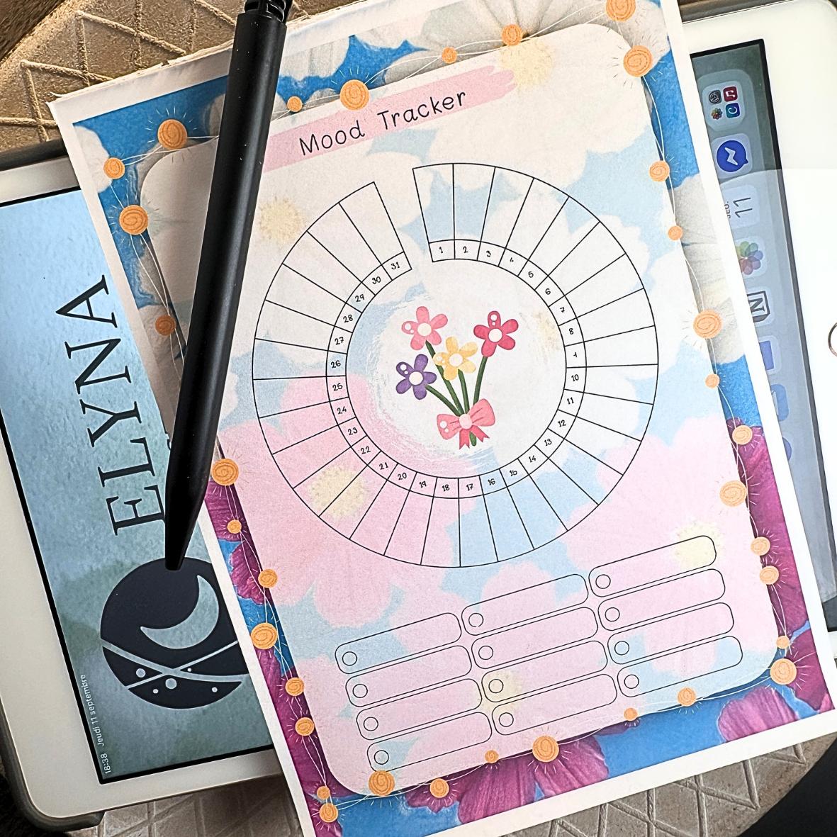 Lot Bloc Notes Organisateurs  - Collection Fleurs