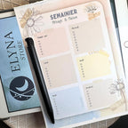 Lot Bloc Notes Organisateurs  - Collection Pastel