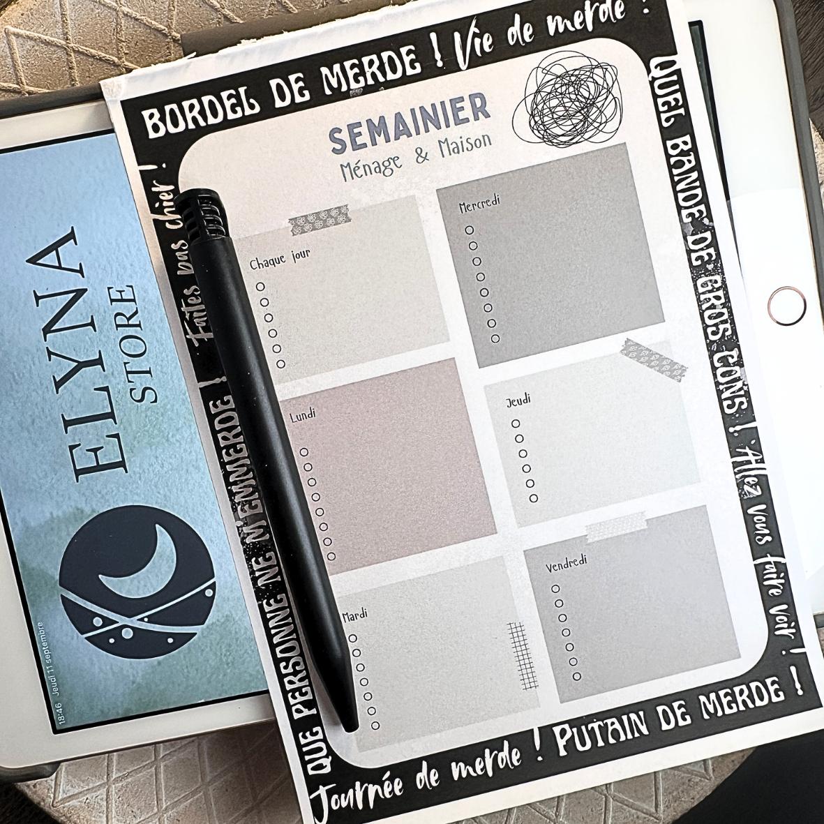 Lot Bloc Notes Organisateurs  - Collection Aigri