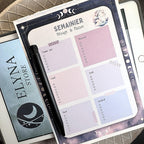 Lot Bloc Notes Organisateurs  - Collection Lune