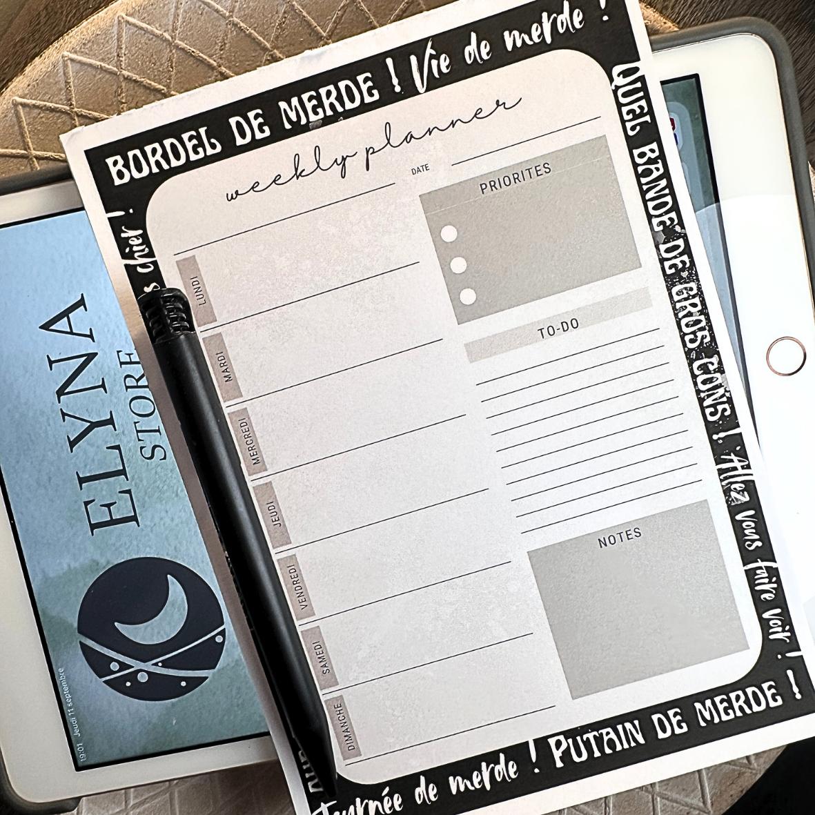 Lot Bloc Notes Organisateurs  - Collection Aigri