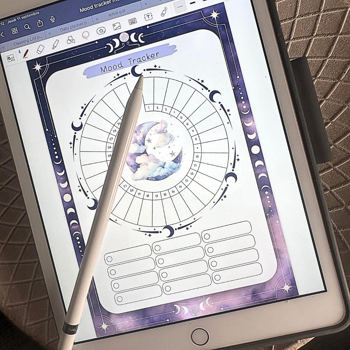 Lot Digital Organisateurs - Collection Lune