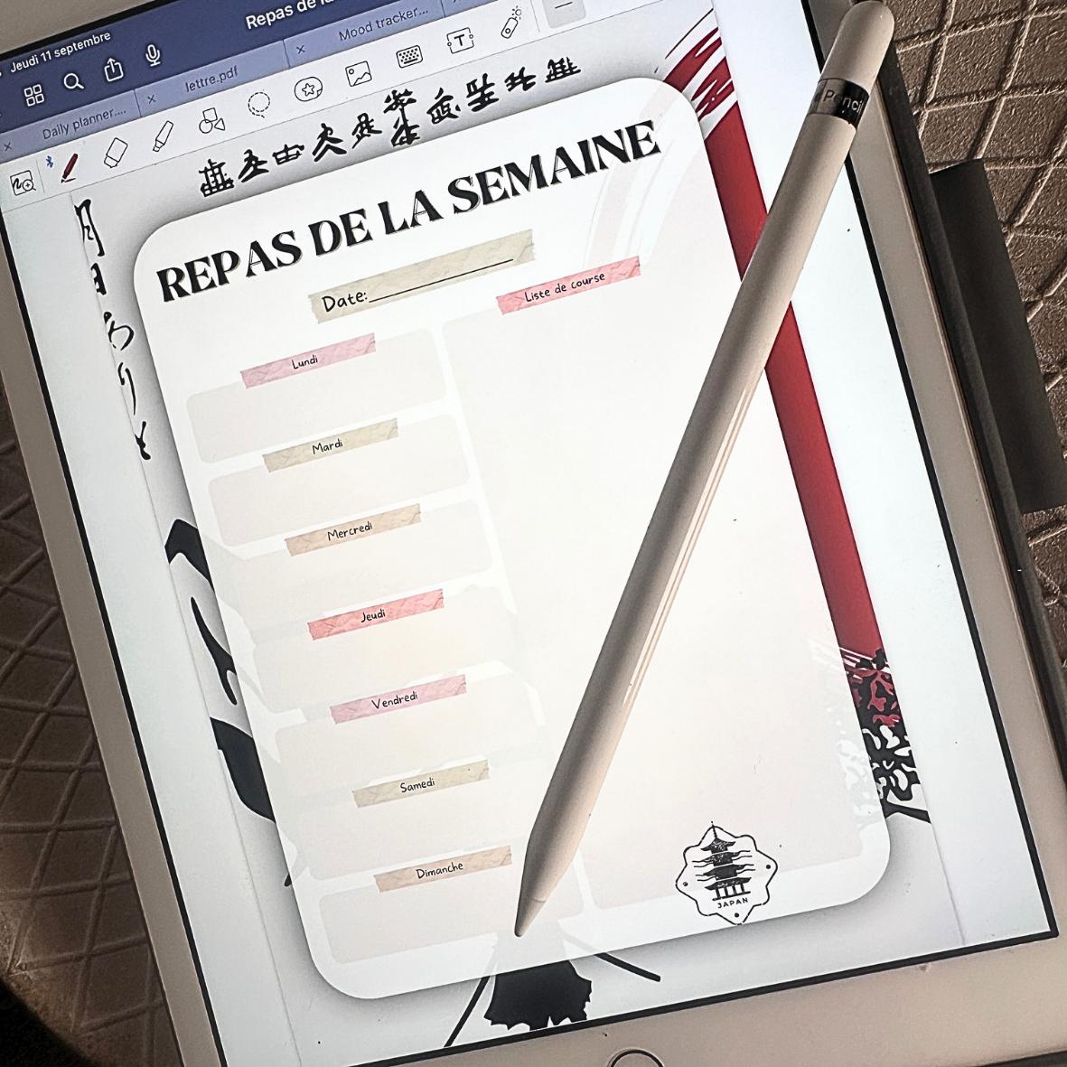 Lot Digital Organisateurs - Collection Japan