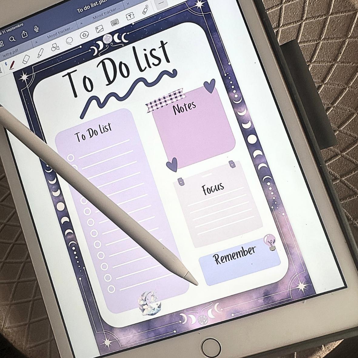 Lot Digital Organisateurs - Collection Lune