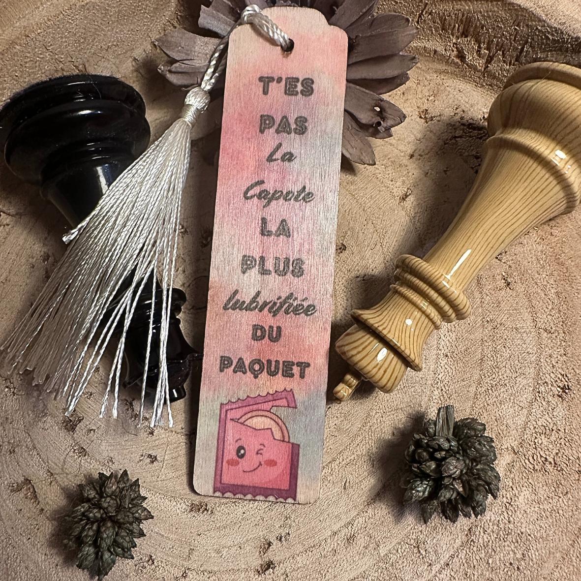Marque-Pages - "T'es pas.." - Capote