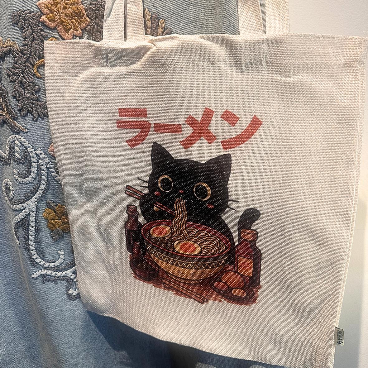 Tote-Bag - Chat Ramen
