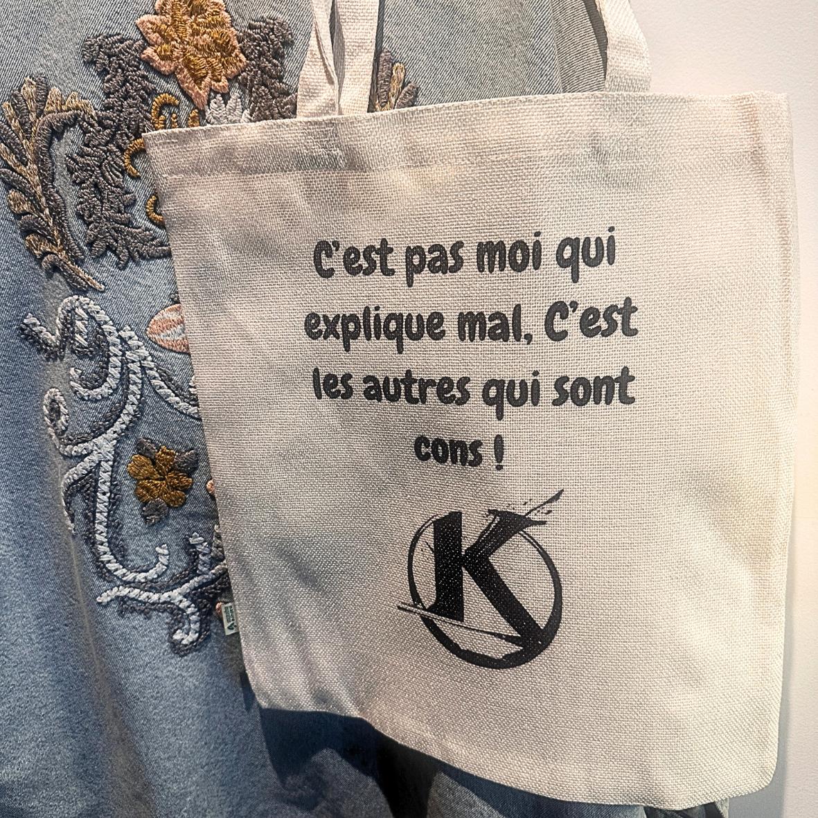 Tote-Bag - Kaamelott - "Explique mal... cons"