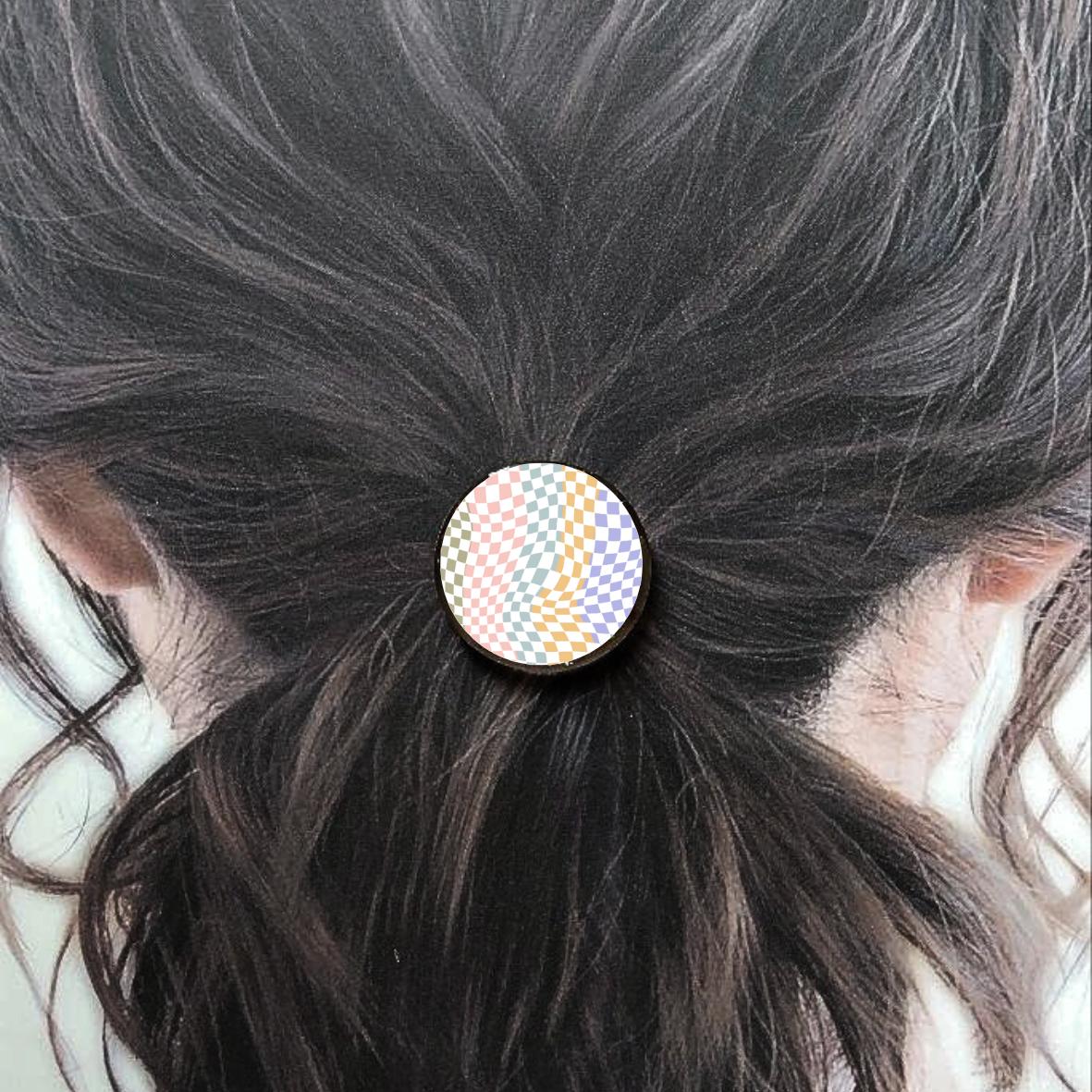Bijou de cheveux - Damier