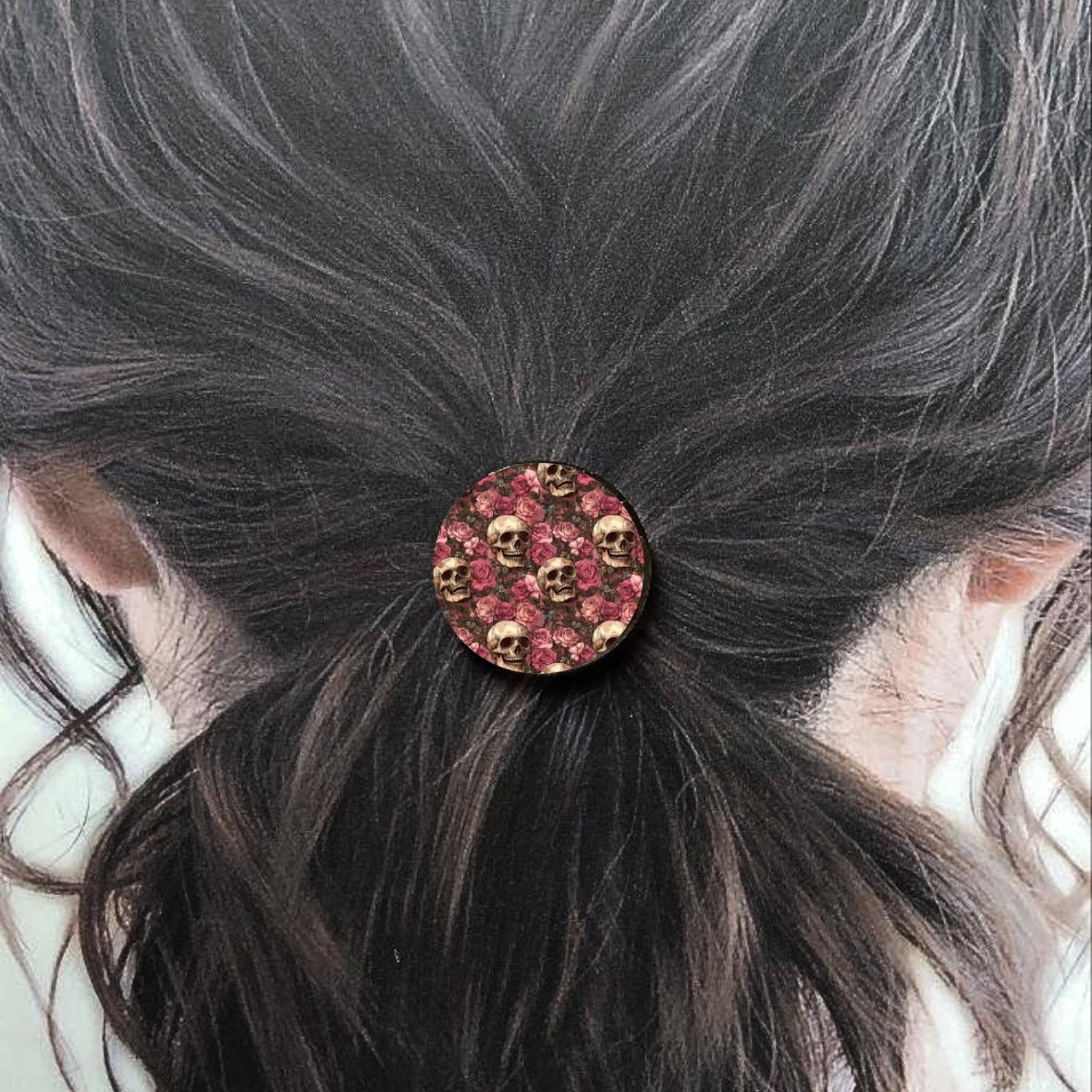 Bijou de cheveux - Crâne