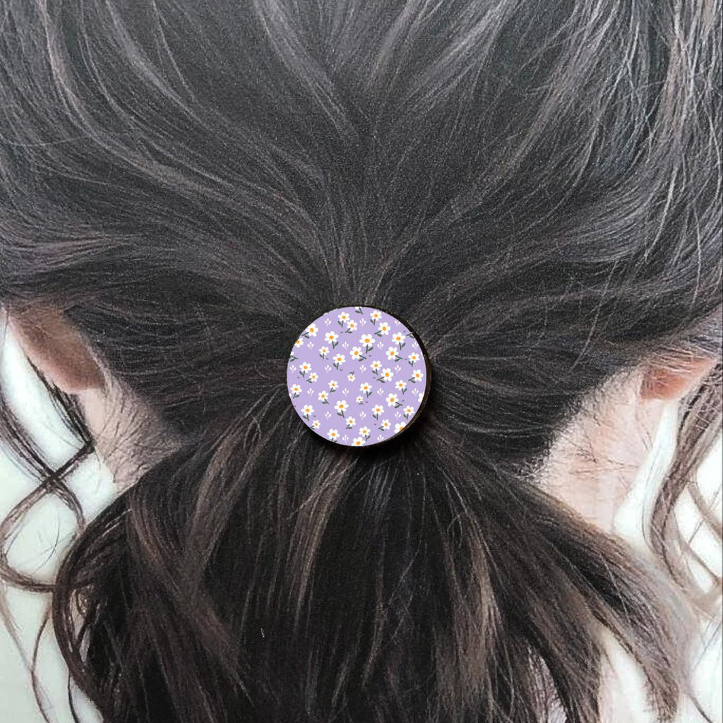 Bijou de cheveux - Fleurs violet