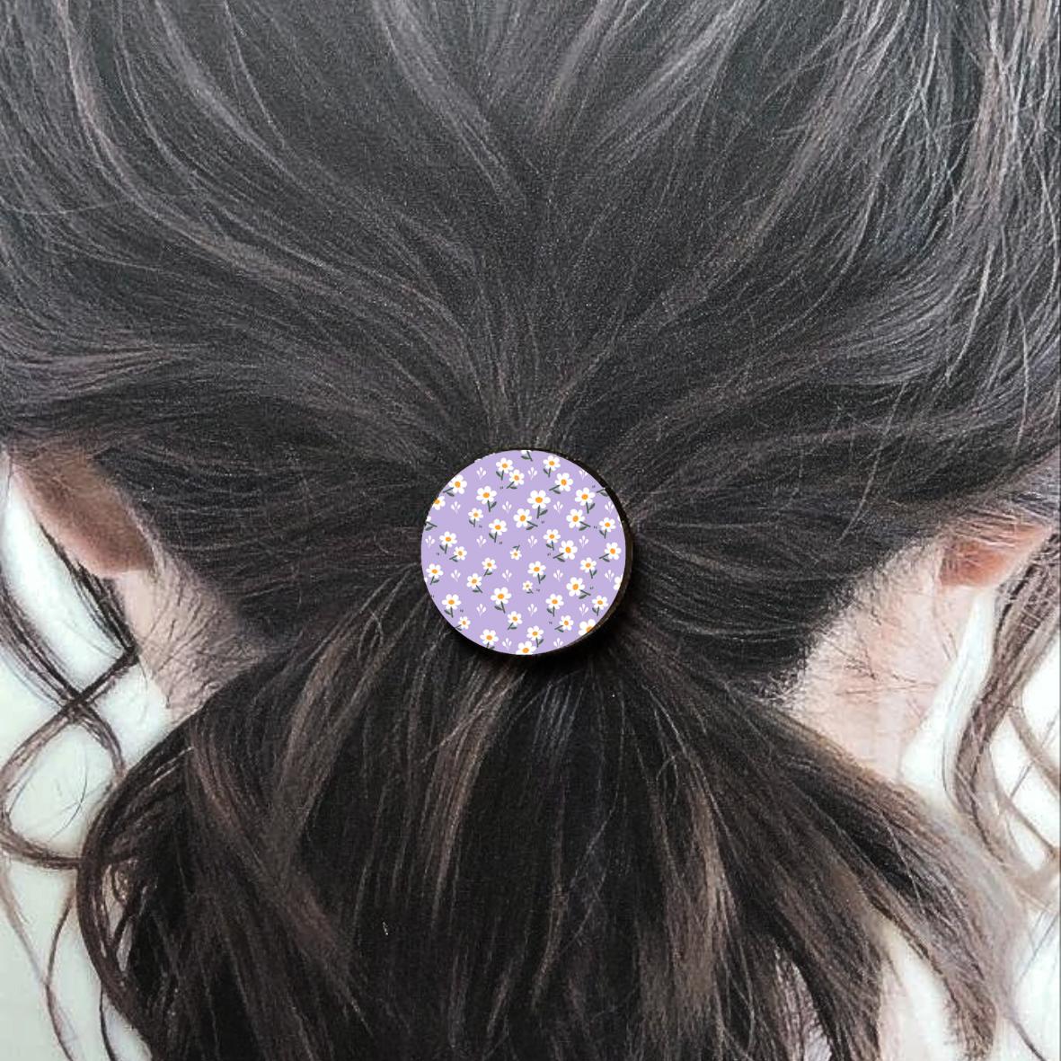 Bijou de cheveux - Fleurs violet