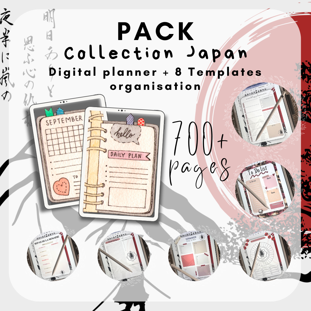 Lot Digital - Planner & Templates - Collection Japan