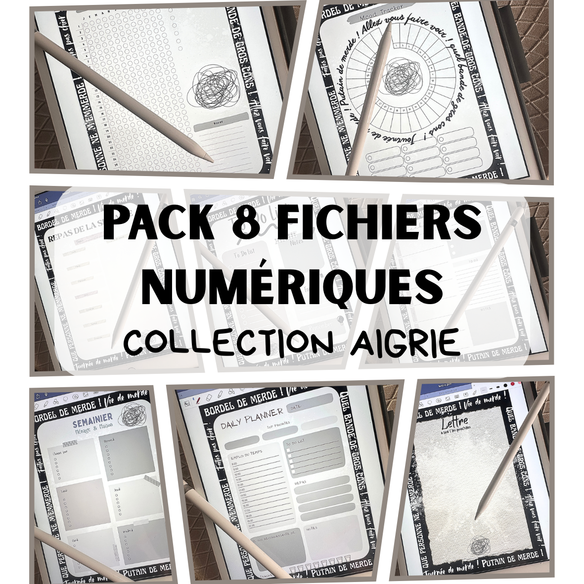 Lot Digital Organisateurs - Collection Aigri