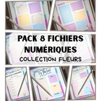 Lot Digital Organisateurs - Collection Fleur