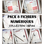 Lot Digital Organisateurs - Collection Japan